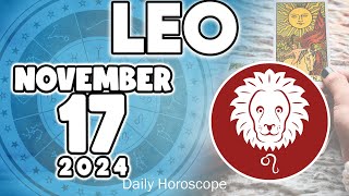 𝐋𝐞𝐨 ♌ 🤩SPECTACULAR GIFT FALLEN FROM THE SKY❗️🎁 Horoscope for today NOVEMBER 17 2024 🔮 horoscope [upl. by Idnal]