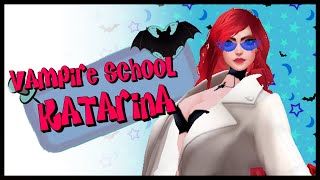 Vampire School Katarina League of Legends Custom Skin [upl. by Koziara]