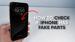 How To Check If an iPhone has FAKEREPAIRED Parts [upl. by Millburn]