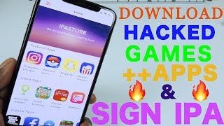 iPASTORE Download Hacked Games Apps amp Sign iPA On Your Device iOS 11 [upl. by Yzzo92]