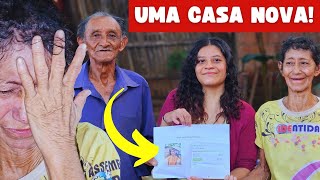 DONA FRANCISCA CHORA AO SABER QUE FAMÍLIA VAI GANHAR UMA CASA🥹 [upl. by Gross]