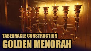 Golden Menorah 3D Animation [upl. by Dorothy]