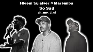 Hleem Taj Alser × MarSimba  So Sad بدون موسيقى [upl. by Ardena]