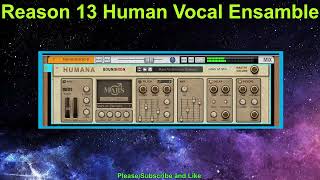 Reason 13 Human vocal Ensamble  Factory Sound  Reason Rack VST [upl. by Yewed]