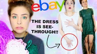 Trying On Prom Dresses I Bought From Ebay DISASTER [upl. by Andee]