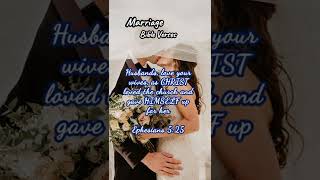 MARRIAGE BIBLE VERSES [upl. by Aiasi624]