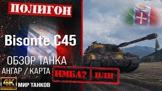 Обзор Bisonte C45 гайд тяжелый танк Италии  бронирование bisonte c45 оборудование  Bisonte перки [upl. by Sivart]