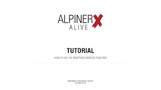 ALPINA WATCHES TUTORIALS ¦ ALPINERX ALIVE  HOW TO USE THE BREATHING EXERCISE FUNCTION [upl. by Sherborne]