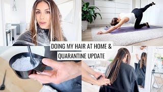 VLOG  Doing My Hair At Home amp Life Update  Annie Jaffrey [upl. by Enelrahs]