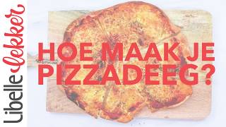 Zelf pizzadeeg maken het basisrecept [upl. by Norit]