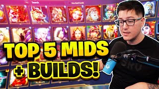 TOP 5 MIDS and BUILDS SEASON 11 SMITE [upl. by Dan]