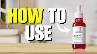 How To Use La Roche Posay Retinol B3 Serum  Quick Guide [upl. by Avahc]