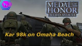 Obtaining the Kar 98k on Omaha Beach  Medal of Honor Allied Assault [upl. by Subocaj]