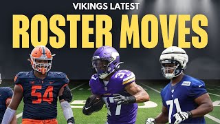 Vikings Latest Roster Moves  Sign One Release Three [upl. by Chet]