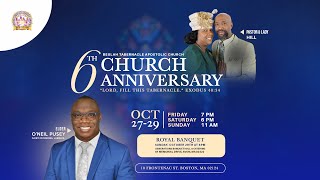 BTAB LIVE  6th Church Anniversary  Friday Night With Elder ONeil Pusey [upl. by Amitak]