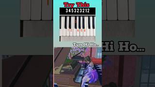 Tum Hi Ho  Easy Piano Tutorial Learn PianoBgmi funny video [upl. by Lilyan]