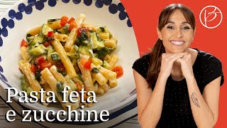 Sedanini con feta e zucchine  Benedetta Parodi Official [upl. by Medlin]