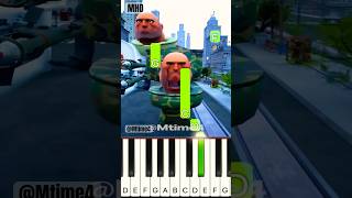 You Are My Enemy  Skibidi War  Piano Tutorial Mtime4 [upl. by Marala956]