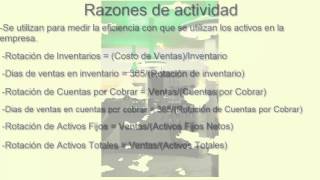 Razones Financieras Cálculo e interpretación de razones financieras [upl. by Notyrb98]