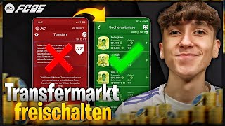 EAFC 25 WEBAPP TRANSFERMARKT FREISCHALTEN 🚨⚠️ SO GEHT ES [upl. by Filemon8]