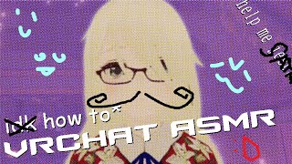 ASMR3Dio VRCHAT LIVE  uwu nuzzles u stream IN THREE DIMENSIONS [upl. by Orfinger134]