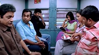 Ravi Teja And Brahmanandam Train Comedy Scene  KiraakVideos [upl. by Tamqrah]