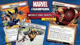 Official Marvel Champions Weekly OneShot Challenge 2  Fastball Special [upl. by Eidnim]