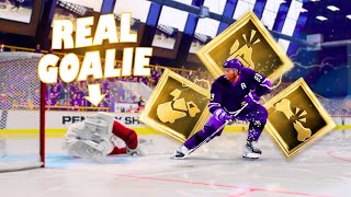 Why Can We Match Real Goalies  Nhl 25 Eashl 3v3 Gameplay [upl. by Ennaecarg]