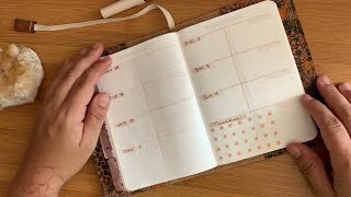 Planning October  September flip through  simple a6 Planner edc  setup [upl. by Bates]