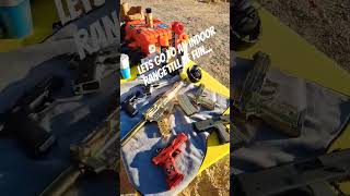 gunrange outdoors edc pewpew pew guntuber vegas shoot airsoft firearms desert gold ar [upl. by Yecies672]