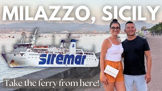 Milazzo Sicily Port town to visit the Aeolian Islands Sicily travel guide amp vlog 🇮🇹 [upl. by Rhianna]