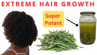 How to make Rosemary Water for Thicker Stronger Hair Growth  Easy DIY  Natural Hair [upl. by Bendicty]