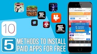 TOP 5 BEST METHODS 2017 To Install Paid Apps For Free iOS 11 iPhone iPad iPod NO JB [upl. by Latoye552]