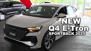 New Audi Q4 ETron Sportback 2025 is Here Indepth Review amp More [upl. by Suoirrad]