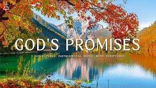 Gods Promises Piano Instrumental Music With Scriptures amp Autumn Scene 🍁CHRISTIAN piano [upl. by Nileuqaj]