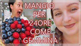 MANGIO per 24 ORE come GEMMINA Gemmina [upl. by Norvil]