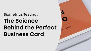 The Science Behind the Perfect Business Card Biometrics Testing  instantprint [upl. by Idaline]