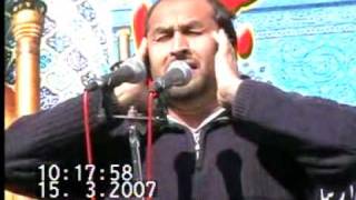 PASHTO NOHA BY ZAKIR IQBAL HUSSAIN ALI ZAI KOHAT [upl. by Assilav673]