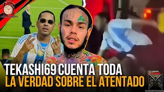 TEKASHI ESPLICA CON LUJOS Y DETALLES SOBRE EL ATENTANDO PARA ALOFOKE DEL HOTEL EN MIAMI [upl. by Kroo]