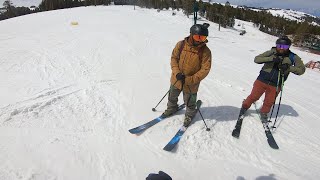 Full Send Fast Laps on a Spring Day  Kirkwood April 2024 [upl. by Aile778]