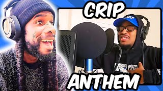 IS THIS THE NEW CRIP ANTHEM  When A Crip Comes The Studio  LongBeachGriffy Reaction [upl. by Kciv]