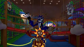 Sun and Moon split body’s in Vrchat S1 E1 [upl. by Llerehs]