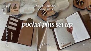 Pocket Plus Setup  Louis Vuitton Pocket Agenda [upl. by Norm]