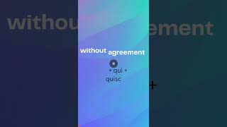 Acquiesce meaning with mnemonic ssc ssccgl vocabulary vocabularywithtrick [upl. by Epilef]