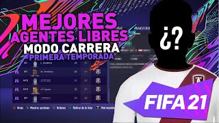 FIFA 21 Jugadores Gratis  MEJORES AGENTES LIBRES  Primera Temporada  MODO CARRERA [upl. by Ylrebmyk]