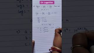 Question based on the ChLogarithmdidacticsofmathseducation mathsalgebra trending ytshort [upl. by Noswal238]