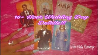 YOUR WEDDING DAY  WHO WHERE WHEN VOWS amp HONEYMOON  PICK A CARD [upl. by Eiramana765]