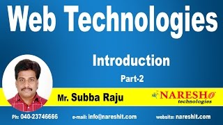 Introduction to HTML  Part 2  Web Technologies Tutorial  Mrsubbaraju [upl. by Otilopih]