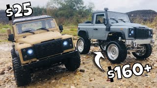 REALLY Cheap RC Vs Expensive RC Comparison All Metal MN Models D90 Vs MN96 [upl. by Llerrot]