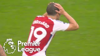 Arsenals Leandro Trossard sent off for second yellow against Man City  Premier League  NBC Sports [upl. by Micah]